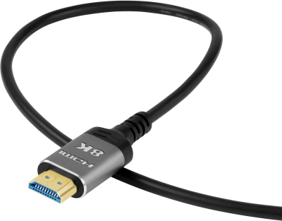 Кабель аудио-видео Digma HDMI 2.1 AOC HDMI (m)/HDMI (m) 10м. позолоч.конт. черный (HDMI-AOC2.1-10)