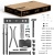 Стойка для телевизора Onkron TS1891 черный 50"-90" макс.100кг напольный мобильный