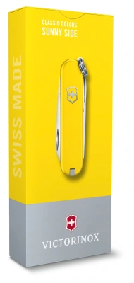 Нож перочинный Victorinox Classic SD Sunny Side (0.6223.8G) 58мм 7функц. подар.коробка