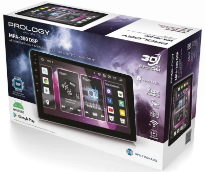 Автомагнитола Prology MPA-380 4x55Вт v5.0 4096Mb DSP Android 13 9" WiFi 3G/4G RDS (PRMPA380)