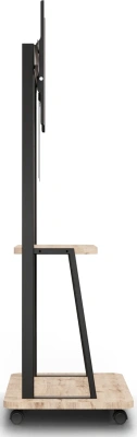 Стойка для телевизора Holder PR-108 черный/дуб 32"-65" макс.40кг напольный мобильный