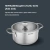 Кастрюля Rondell Modern RDS-1748 4.8л. d=24см (с крышкой) стальной Кастрюля Rondell Modern RDS-1748 4.8л. d=24см (с крышкой) стальной