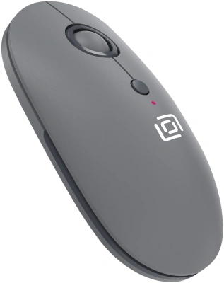 Мышь Оклик 409MW графитовый оптическая 1600dpi silent беспров. BT/Radio USB для ноутбука 4but (2007545)