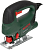 Лобзик Bosch PST 750 PE 530Вт 3000ходов/мин от электросети (кейс в комплекте)