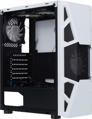 Корпус Formula CL-3303W RGB белый без БП ATX 2x120mm 2xUSB2.0 1xUSB3.0 audio bott PSU