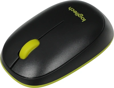 Клавиатура + мышь Logitech MK240 клав:черный/желтый мышь:черный/желтый USB беспроводная slim Multimedia (920-008198)