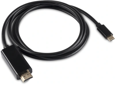 Кабель-переходник аудио-видео Buro USB Type-C (m)/HDMI (m) 1.5м. черный (BU-TYPEC-HDMI-1.5M)
