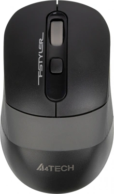 Мышь A4Tech Fstyler FG10S черный/серый оптическая 2000dpi silent беспров. USB для ноутбука 4but (FG10S GREY)