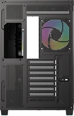 Корпус ID-Cooling View 510 черный без БП ATX 10x120mm 2x140mm 1xUSB3.0 audio bott PSU