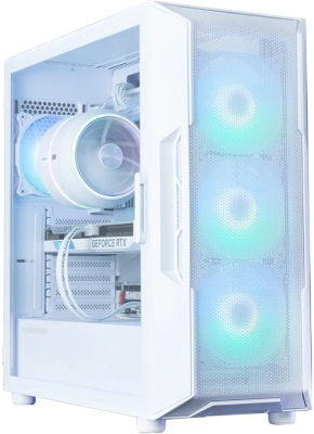 Корпус Zalman i3 Neo V2 белый без БП ATX 7x120mm 5x140mm 1xUSB3.0 audio bott PSU