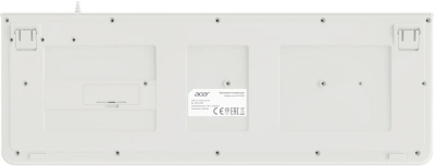 Клавиатура + мышь Acer OCC400 клав:белый мышь:белый USB (ZL.ACCCC.014)