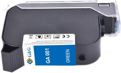 Картридж струйный G&G GA-001G зел.пигм. (42мл) для G&G GG-HH1001 с чипом