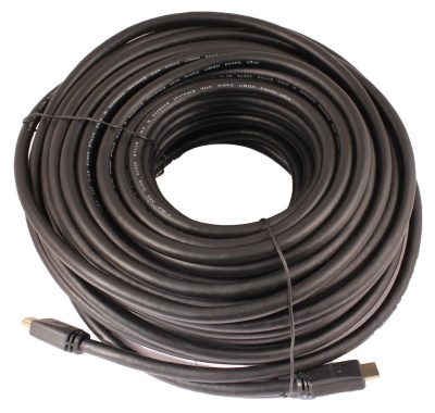 Кабель аудио-видео WH-111 HDMI (m)/HDMI (m) 30м. позолоч.конт. черный (10320)