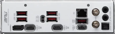 Материнская плата MSI MPG X870I EDGE TI EVO WIFI Socket AM5 AMD X870E 2xDDR5 mini-ITX AC`97 8ch(7.1) 5Gigabit RAID+HDMI