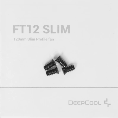 Вентилятор для корпуса Deepcool FT12 Slim 120х120x15 черный 4-pin 25.6дБ (R-FT12SLIM-BKWPN1-G) Ret
