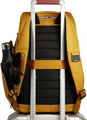 Рюкзак мужской Piquadro Lyss CA6928S143BM/G желтый полиэстер/натур.кожа