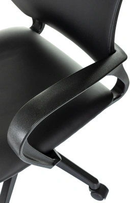 Кресло Бюрократ CH-695NLT черный экокожа крестов. пластик