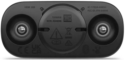 Фитнес-трекер Garmin HRM 200 Heart rate sensor корп.:черный рем.:черный (010-13388-01)
