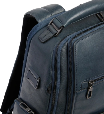 Рюкзак мужской Piquadro Solm CA7023S141BM/AV серо-голубой натур.кожа