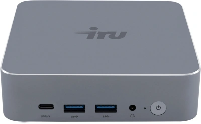 Неттоп IRU Tactio 515 i5 12450H (2) 16Gb SSD512Gb Iris Xe без ОС 2xGbitEth WiFi BT 100W серый (RUS) (2195519)