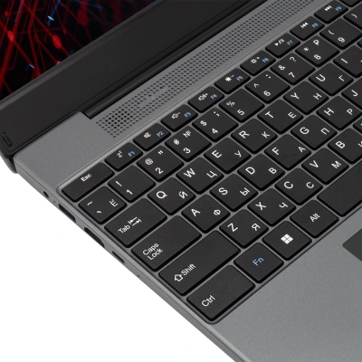 Ноутбук IRU Tactio 15PHR Ryzen 5 7430U 8Gb SSD256Gb AMD Radeon Graphics 15.6" IPS FHD (1920x1080) FreeDOS black WiFi BT Cam 4000mAh (2150143)