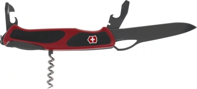 Нож перочинный Victorinox RangerGrip 61 (0.9553.MC) 130мм 11функц. красный/черный карт.коробка