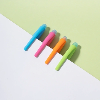 Набор ручек гелев. Deli (EG163-BK-P) ассорти d=0.5мм черн. черн. кор. (12шт) игловидный пиш. наконечник кругл. стираемая стираемые чернила