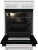 Плита Электрическая Gorenje Essential GEC5A41WG белый/черный стеклокерамика (без крышки)