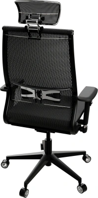 Кресло Метта Samurai Black Edition new черный сиденье черный сетка с подголов. крестов. полиамид хром