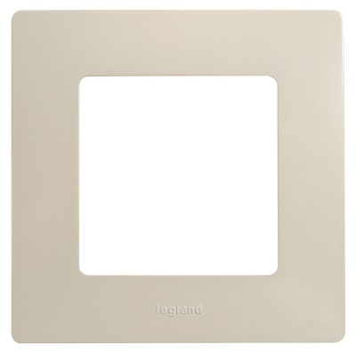 Рамка Legrand Etika 672511 накладная 1x ABS пластик слоновая кость