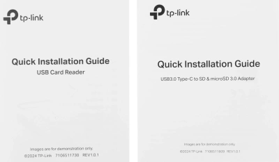 Устройство чтения карт памяти USB Type-C TP-Link UA430C серый