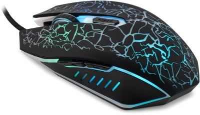 Мышь Оклик 896G черный оптическая 12800dpi USB для ноутбука 5but (1431690)