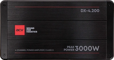 Усилитель автомобильный ACV DX-4.200 V3 четырехканальный