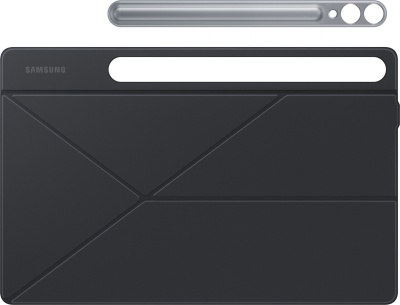Чехол Samsung для Samsung Galaxy Tab S9+/S9 FE+/S10+ Smart Book Cover полиуретан черный (EF-BX810PBEGRU)