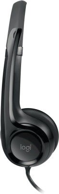 Наушники с микрофоном Logitech H390 черный/серый 1.9м накладные USB оголовье (981-000803)