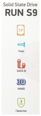 Накопитель SSD Digma SATA-III 512GB DGSR2512GS93T Run S9 2.5"