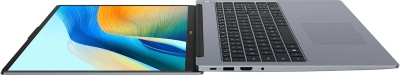 Ноутбук Huawei MateBook D 16 MCLG-X Core i7 13700H 16Gb SSD1Tb Intel Iris Xe graphics 16" IPS (1920x1200) без ОС grey space WiFi BT Cam (53014HYK)