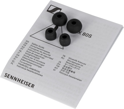 Гарнитура вкладыши Sennheiser CX 80S 1.2м черный проводные в ушной раковине (508896)