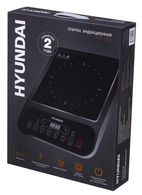 Плита Индукционная Hyundai HYC-0101 черный стеклокерамика (настольная)