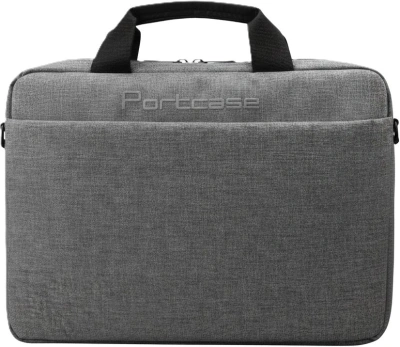 Сумка для ноутбука 14" Portcase KCB-164 серый полиэстер (KCB-164 GREY)