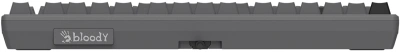 Клавиатура A4Tech Bloody MS76 темно-серый USB Multimedia for gamer LED (MS76) кабель 1.8м