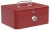 Ящик для денег Deli ET501 9x20x16 красный Ящик для денег Deli ET501 9x20x16 красный