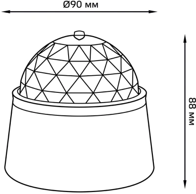 Ночник Gauss DIY0021 белый