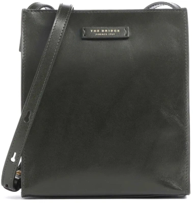 Сумка кросс-боди женская The Bridge Mirra 04160501/I2 темно-зеленая натур.кожа