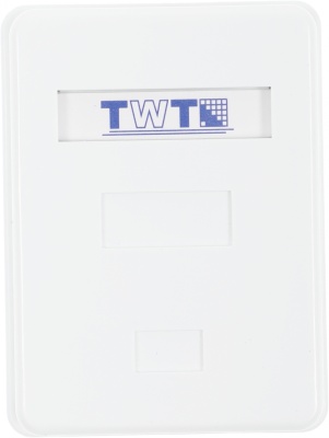 Коробка Lanmaster TWT-SA1-WH настенная 62x67x30мм крышка Keystone ПВХ белый