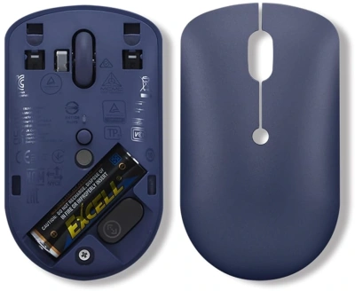 Мышь Lenovo 540 USB-C Wireless Compact темно-синий оптическая 2400dpi беспров. USB-C для ноутбука 3but (GY51D20871)