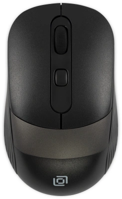 Мышь Оклик 310MW черный/серый оптическая 3200dpi беспров. USB для ноутбука 4but (1869088)