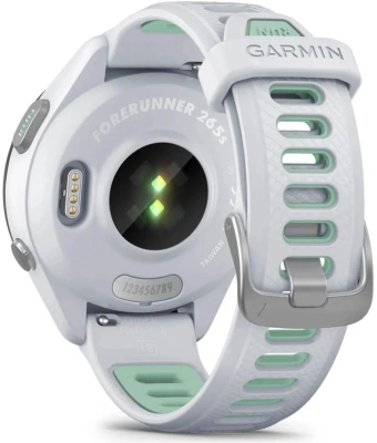 Смарт-часы Garmin Forerunner 265S 27.5мм 1.1" AMOLED корп.белый рем.белый (010-02810-14)