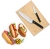 Набор ножей кухон. Rondell Mustang RD-1977 компл.:3предм. разд.дос. дерево/черный блистер Набор ножей кухон. Rondell Mustang RD-1977 компл.:3предм. разд.дос. дерево/черный блистер