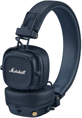 Гарнитура накладные Marshall Major V синий беспроводные bluetooth оголовье (MAJOR V MIDNIGHT BLUE)
